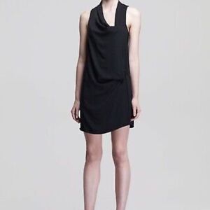Helmut Lang Women's Solar Drape Dress size 4-H8